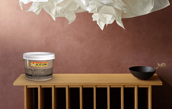 تفاصيل صبغ Jotun داخلي بتصميم حديث