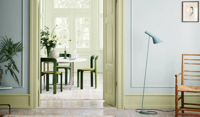 أعمال صبغ جوتن باستخدام ألوان عصرية