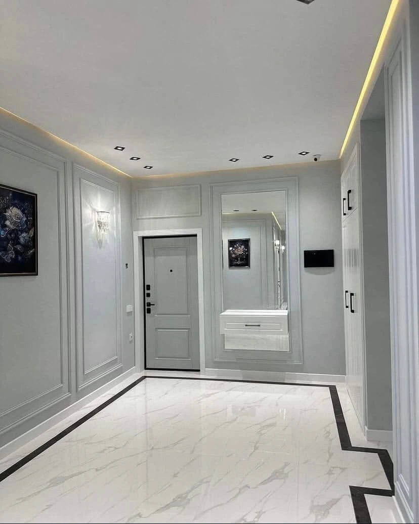 أعمال دهانات حديثة لغرف المعيشة